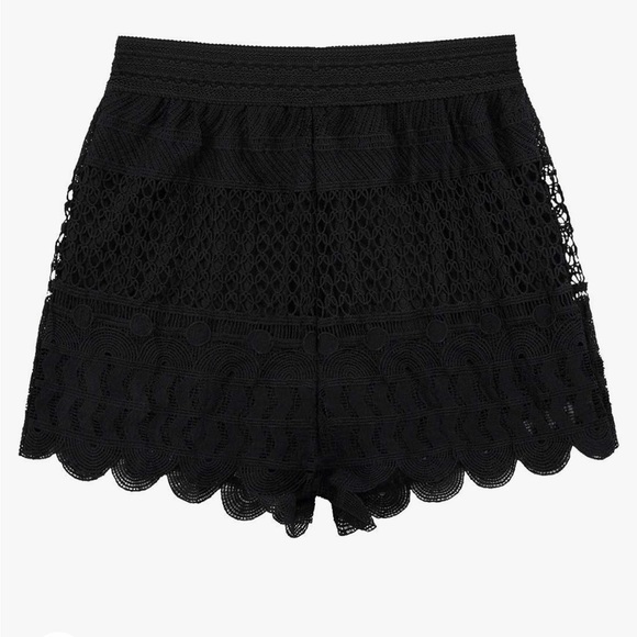 NWT KGYA Women's Sexy Short Inseam Elastic High Waisted Summer Beach Crochet - Picture 1 of 6